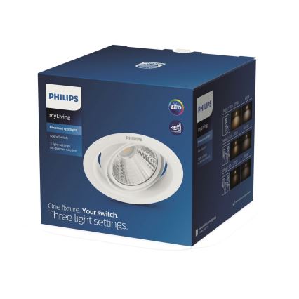 Philips - LED Oprawa wpuszczana LED/4,5W/230V 2700K