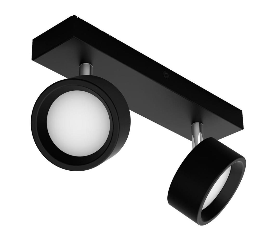 Philips - LED Oświetlenie punktowe BRACIA 2xLED/5,5W/230V czarne