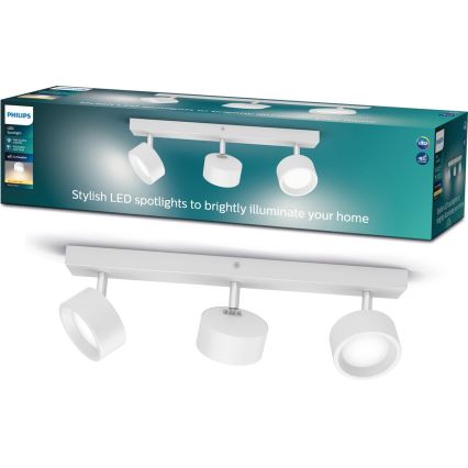 Philips - LED Oświetlenie punktowe 3xLED/5,5W/230V białe