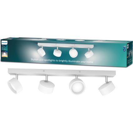 Philips - LED Oświetlenie punktowe 4xLED/5,5W/230V białe