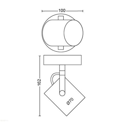 Philips - LED Oświetlenie punktowe SCENE SWITCH BYRE LED/4,3W/230V 2200/2500/2700K