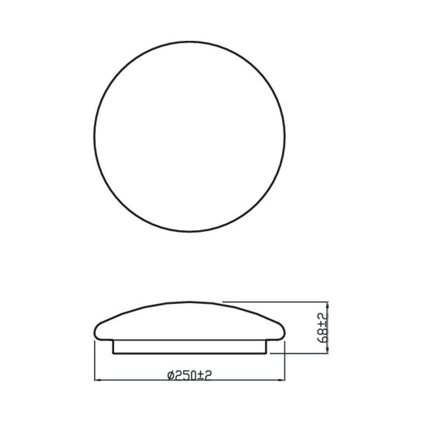 Philips – LED Oświetlenie sufitowe MOIRE LED/10W/230V