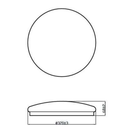 Philips - LED Oświetlenie sufitowe MOIRE LED/17W/230V