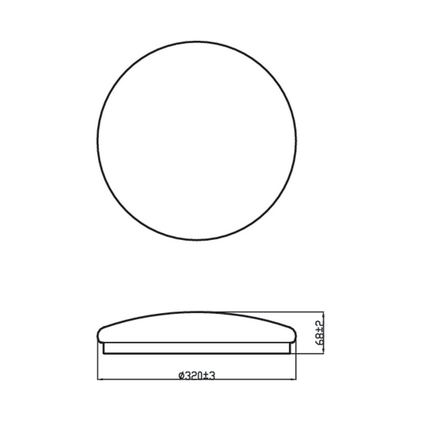 Philips - LED Oświetlenie sufitowe MOIRE LED/17W/230V