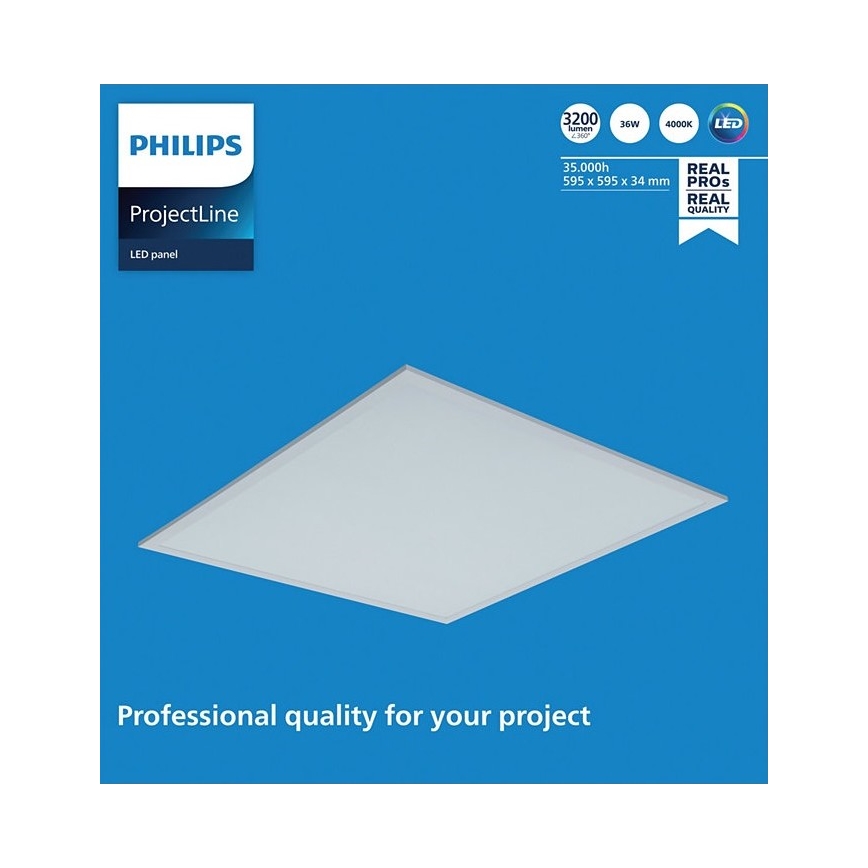 Philips - LED Panel wpuszczany PROJECTLINE LED/36W/230V 59,5x59,5 cm