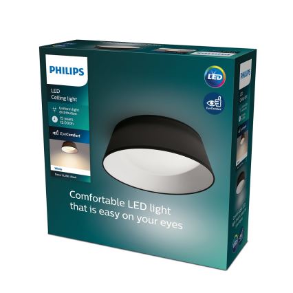 Philips - LED Plafon LED/14W/230V czarny