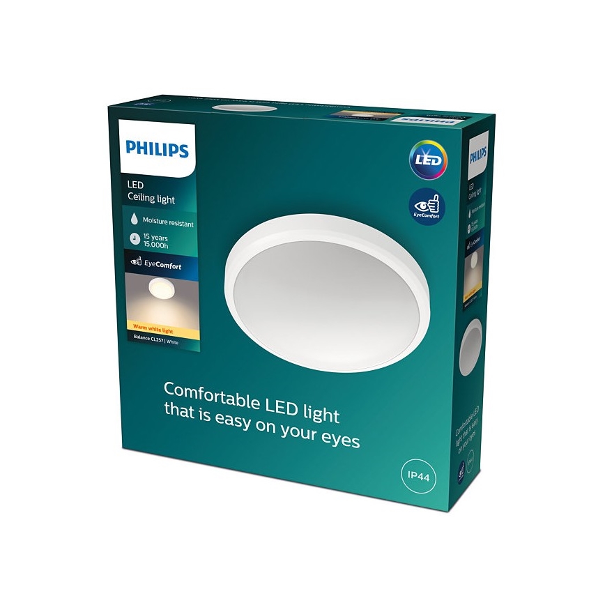 Philips - LED Plafon łazienkowy BALANCE LED/17W/230V IP44