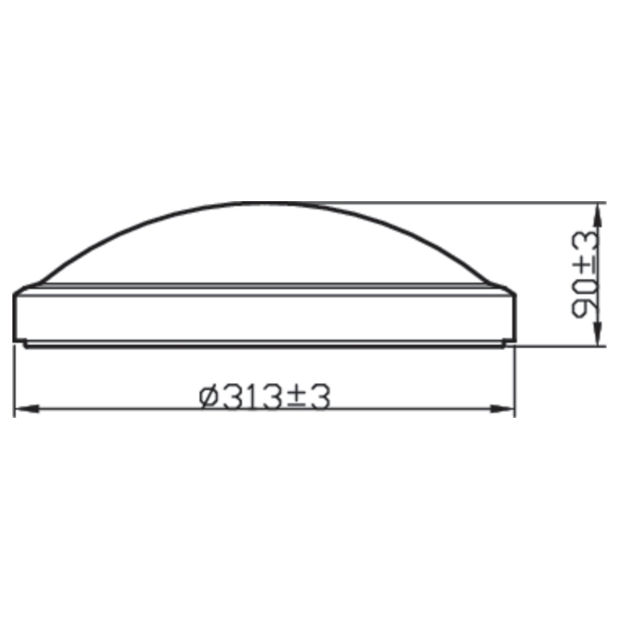 Philips - LED Plafon łazienkowy BALANCE LED/17W/230V IP44