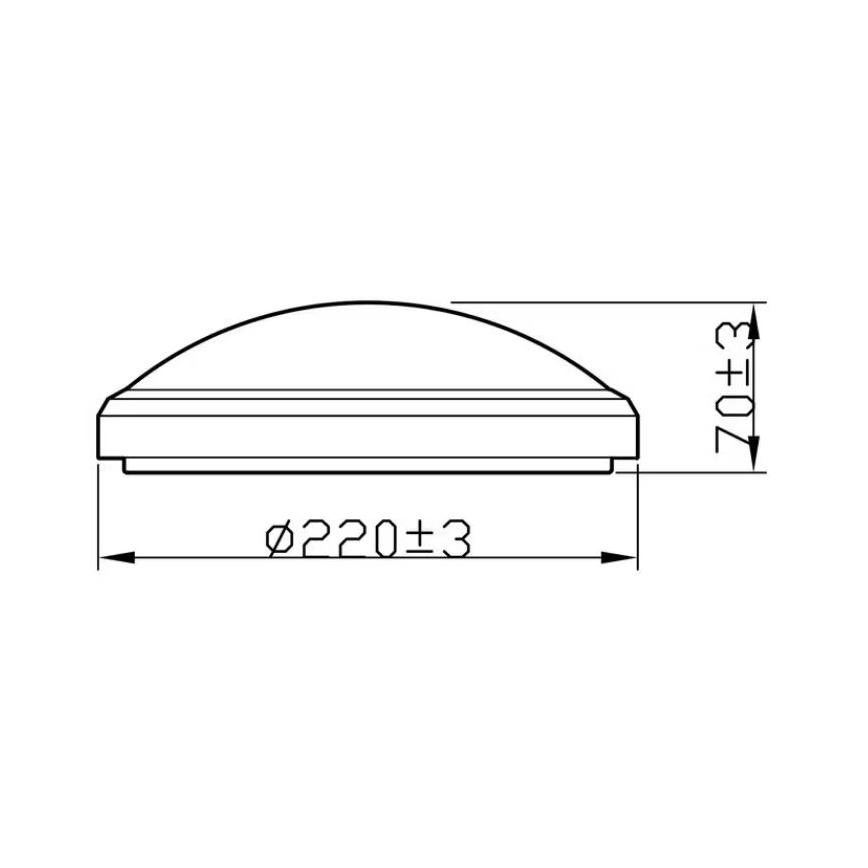 Philips - LED Plafon łazienkowy LED/6W/230V 2700K IP44