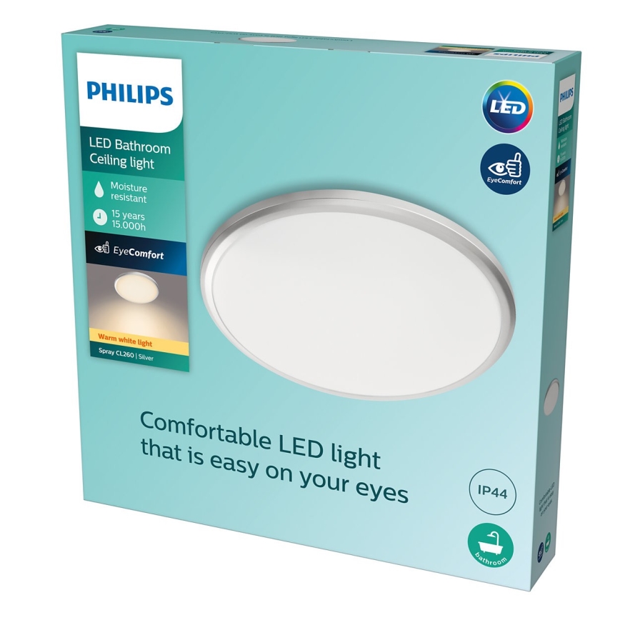 Philips - LED Plafon łazienkowy LED/17W/230V IP44