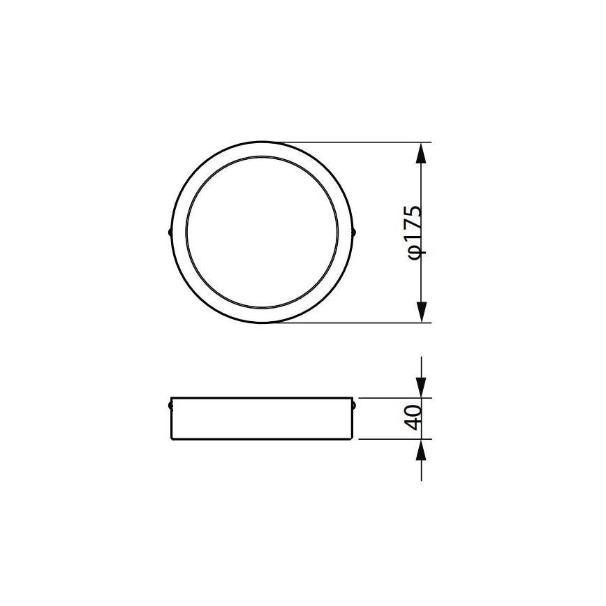 Philips - LED Plafon LEDINAIRE LED/10,5W/230V 3000K IP40