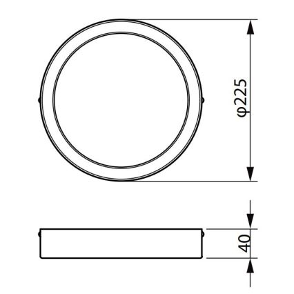 Philips - LED Plafon LEDINAIRE LED/19,5W/230V 3000K IP40