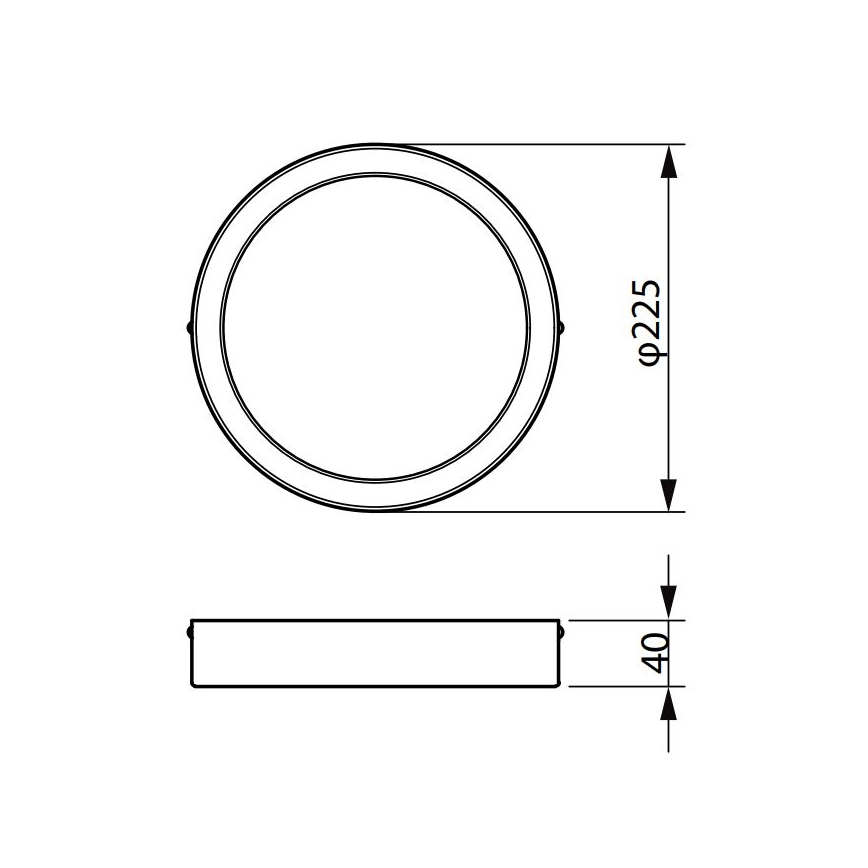 Philips - LED Plafon LEDINAIRE LED/19,5W/230V 3000K IP40