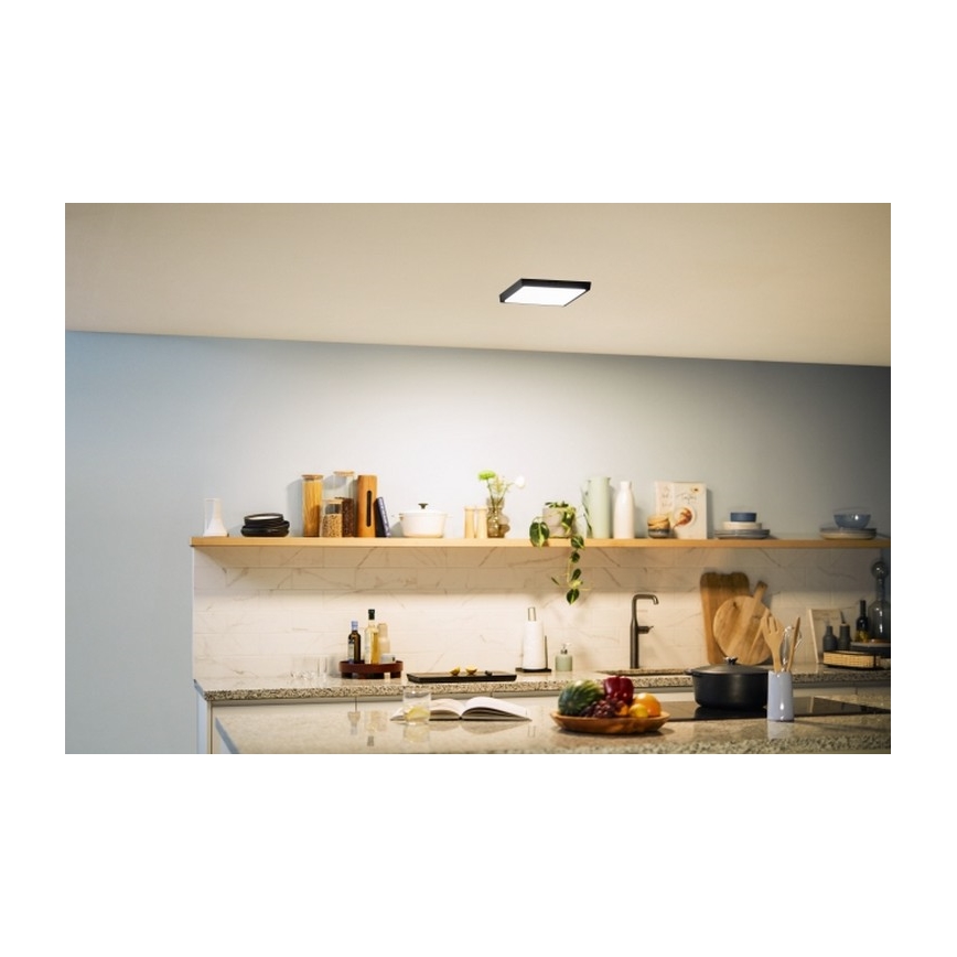Philips - LED Plafon LED/12W/230V 2700K czarny