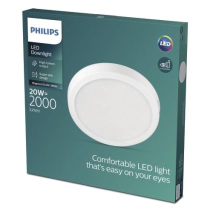 Philips - LED Plafon LED/20W/230V 2700K biały