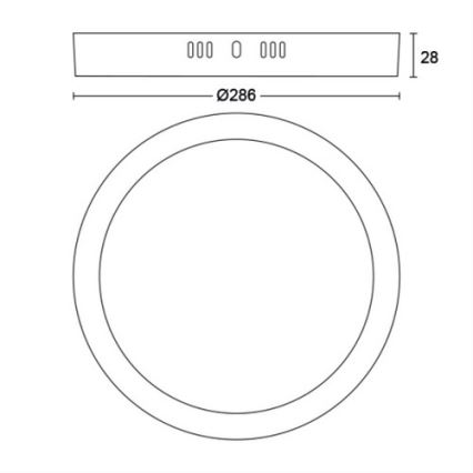 Philips - LED Plafon LED/20W/230V 2700K biały