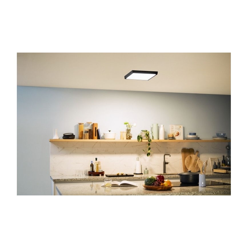 Philips - LED Plafon LED/20W/230V 2700K czarny