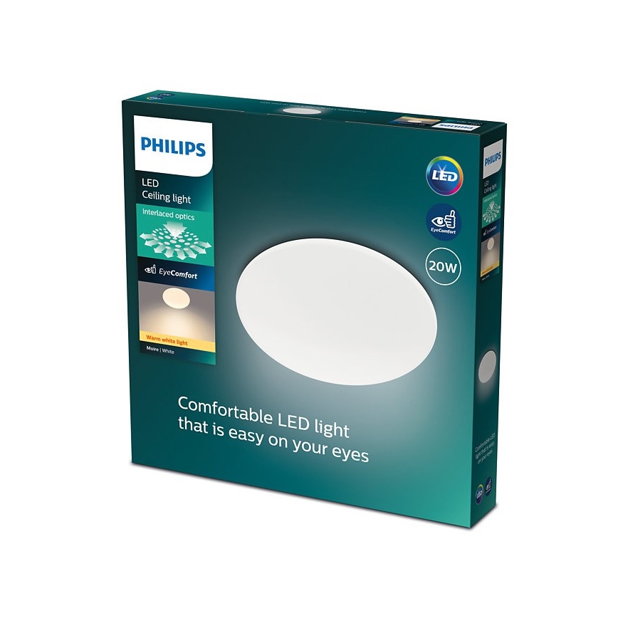 Philips - LED Plafon MOIRE LED/20W/230V 2700K