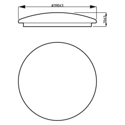 Philips - LED Plafon MOIRE LED/20W/230V 4000K