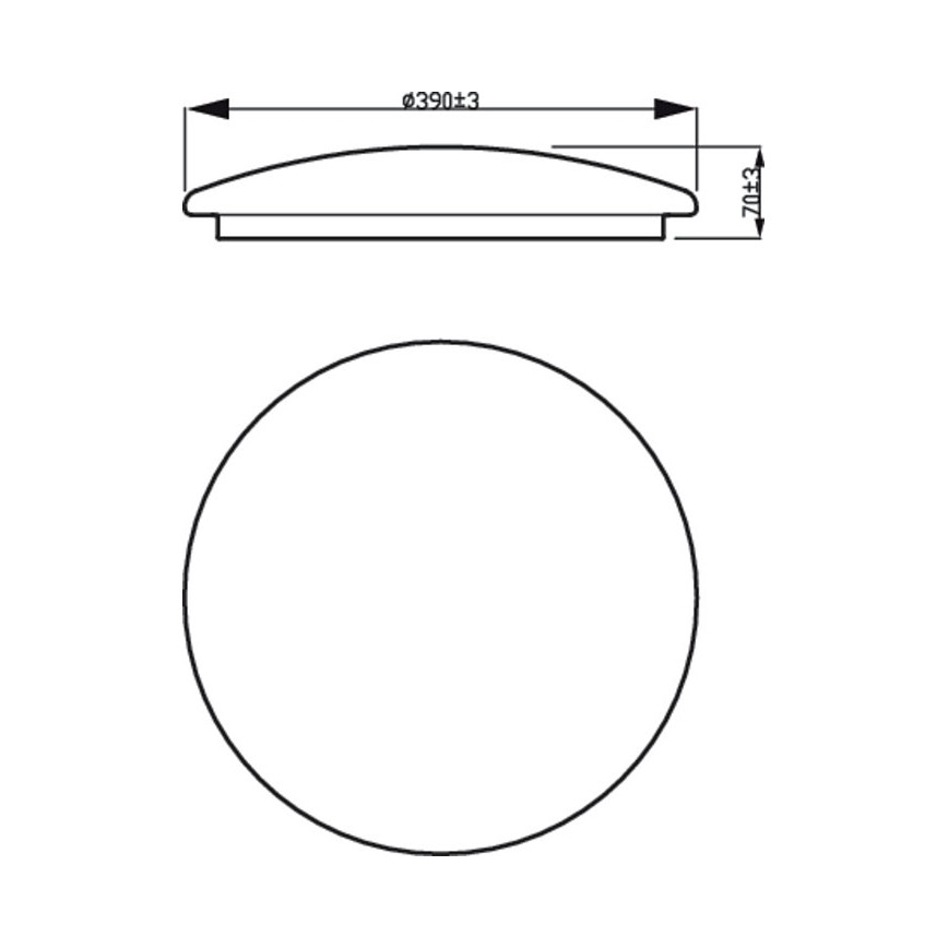 Philips - LED Plafon MOIRE LED/20W/230V 4000K