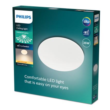 Philips - LED Plafon MOIRE LED/36W/230V 2700K