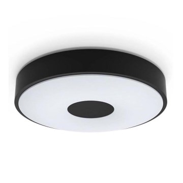 Philips - LED Plafon ściemnialny COINER SCENE SWITCH LED/24W/230V 2700K czarny