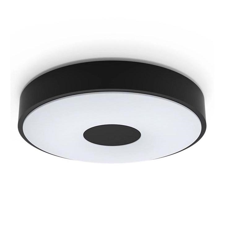 Philips - LED Plafon ściemnialny COINER SCENE SWITCH LED/24W/230V 2700K czarny