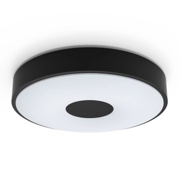 Philips - LED Plafon ściemnialny COINER SCENE SWITCH LED/24W/230V 4000K czarny