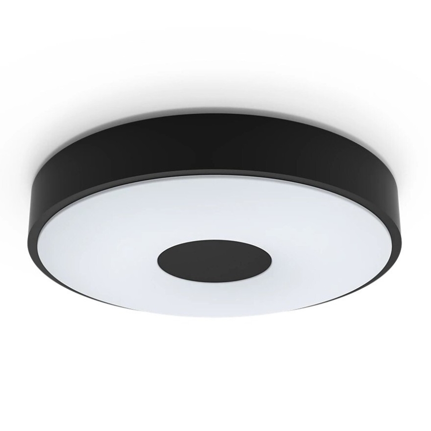 Philips - LED Plafon ściemnialny COINER SCENE SWITCH LED/24W/230V 4000K czarny
