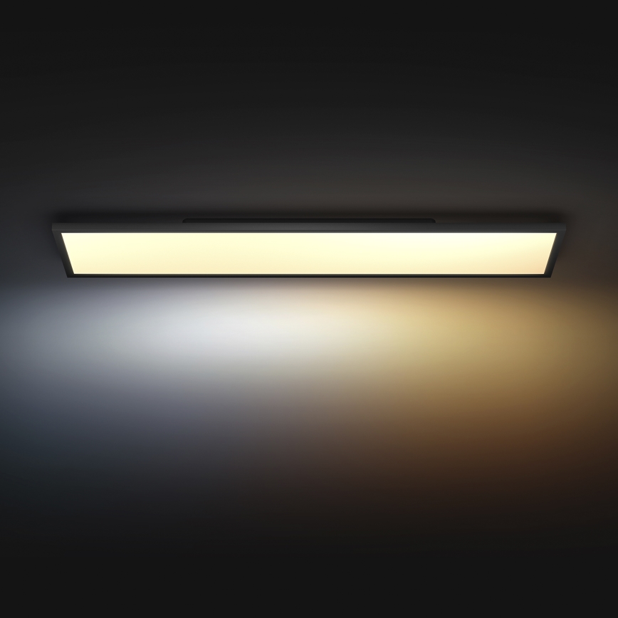Philips - LED Plafon ściemnialny Hue AURELLE LED/39W/230V 2200-6500K 120x30 cm czarny