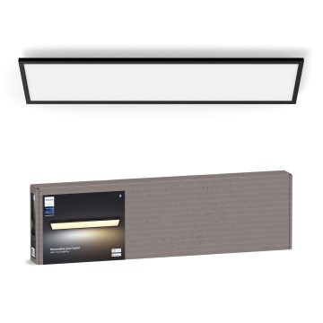 Philips - LED Plafon ściemnialny Hue AURELLE LED/39W/230V 2200-6500K 120x30 cm czarny