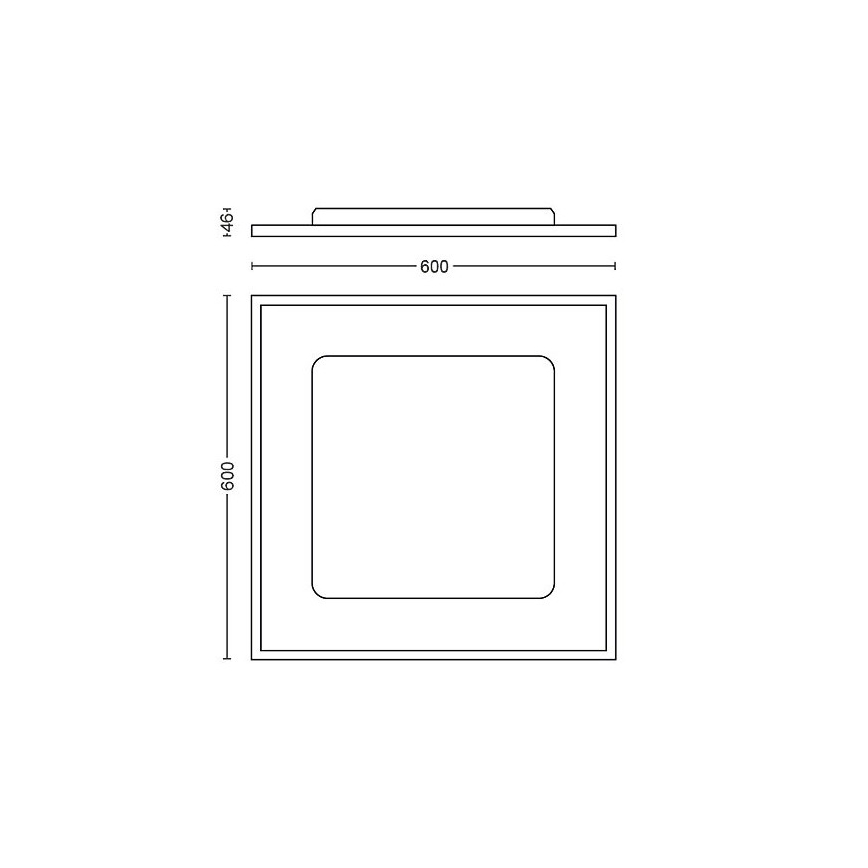 Philips - LED Plafon ściemnialny Hue LED/39W/230V 2200-6500K + pilot zdalnego sterowania