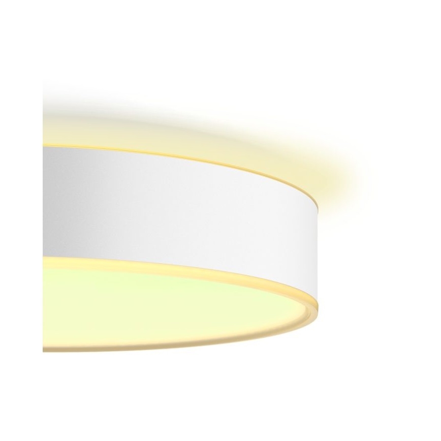 Philips - LED Plafon ściemnialny Hue LED/33,5W/230V 2200-6500K śr. 425 mm biały + pilot zdalnego sterowania