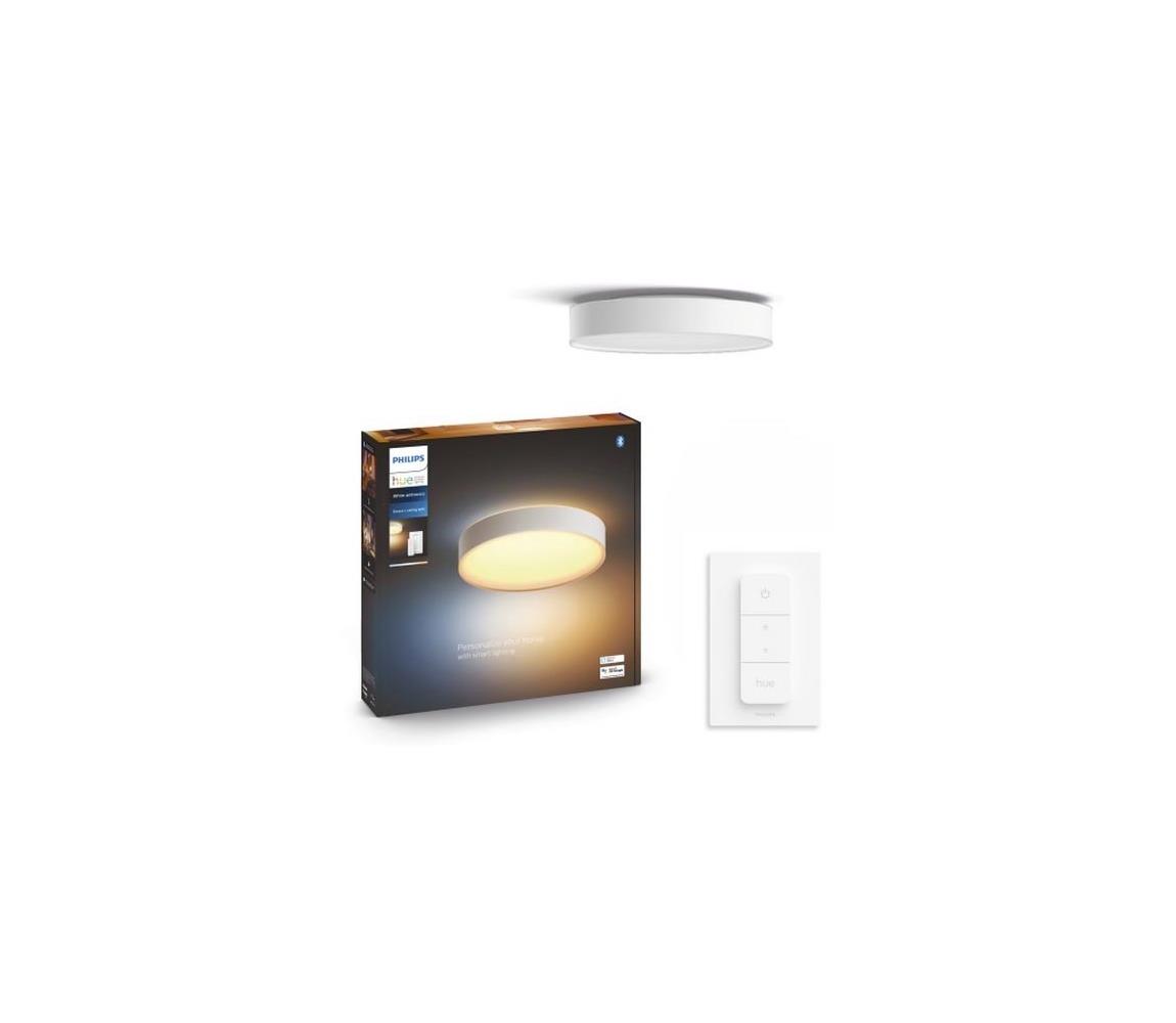 Philips - LED Plafon ściemnialny Hue ENRAVE L LED/33,5W/230V biały + pilot
