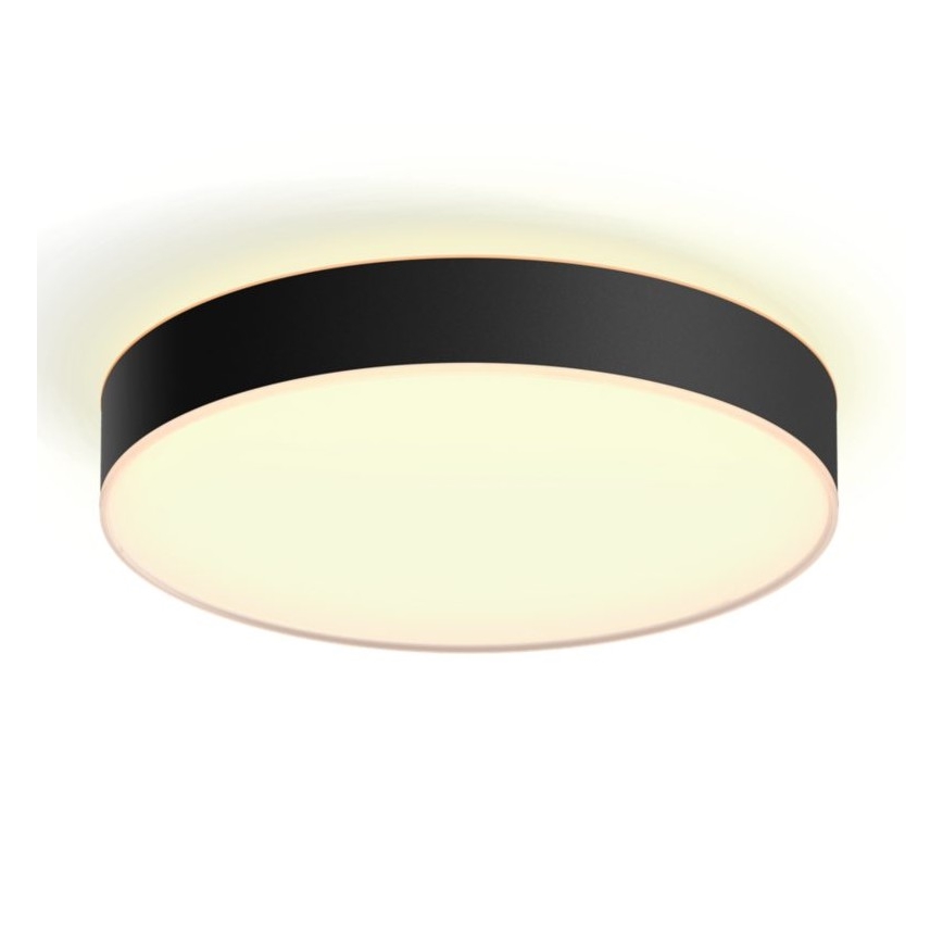 Philips - LED Plafon ściemnialny Hue LED/33,5W/230V 2200-6500K śr. 425 mm czarny + pilot zdalnego sterowania