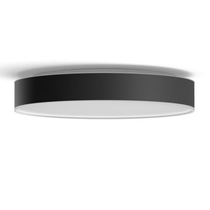 Philips - LED Plafon ściemnialny Hue LED/33,5W/230V 2200-6500K śr. 425 mm czarny + pilot zdalnego sterowania