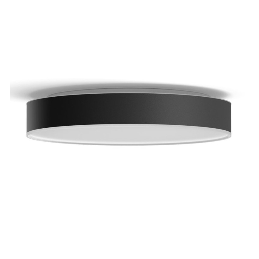 Philips - LED Plafon ściemnialny Hue LED/33,5W/230V 2200-6500K śr. 425 mm czarny + pilot zdalnego sterowania