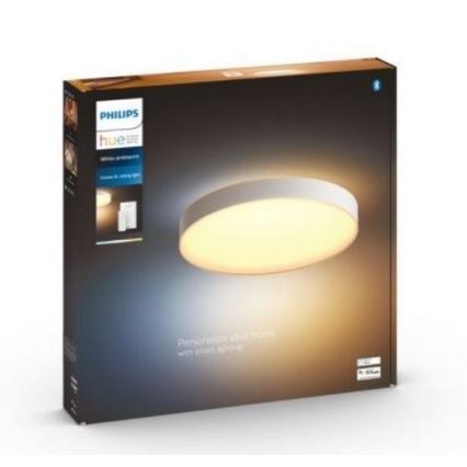 Philips - LED Plafon ściemnialny Hue LED/48W/230V 2200-6500K śr. 551 mm biały + pilot zdalnego sterowania