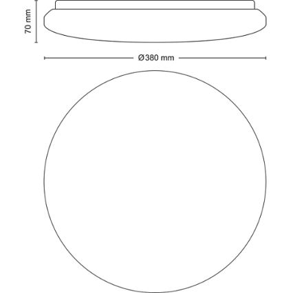 Philips - LED Plafon ściemnialny LED/24W/230V 2700-6500K + pilot zdalnego sterowania