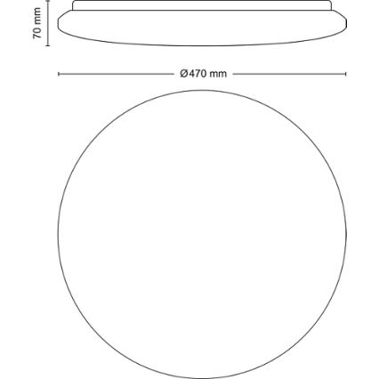 Philips - LED Plafon ściemnialny LED/40W/230V 2700-6500K + pilot zdalnego sterowania