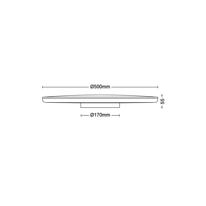 Philips - LED Plafon ściemnialny SCENE SWITCH LED/36W/230V śr. 50 cm 4000K biały
