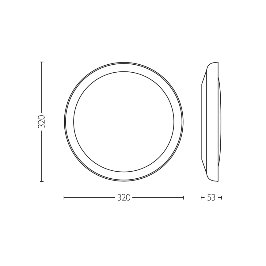 Philips - LED Plafon ściemnialny PEBBLO SCENE SWITCH LED/10W/230V 2700K biały