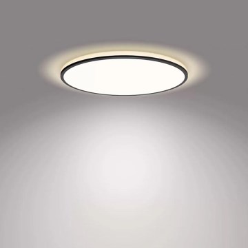 Philips - LED Plafon ściemnialny SCENE SWITCH LED/18W/230V śr. 30 cm 4000K czarny