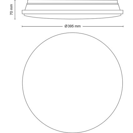 Philips - LED Plafon ściemnialny LED/24W/230V 2700-6500K + pilot zdalnego sterowania