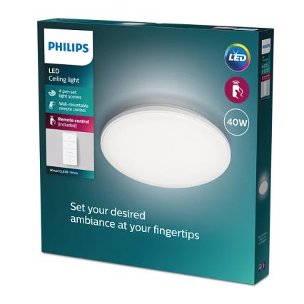 Philips - LED Plafon ściemnialny LED/40W/230V 2700-6500K + pilot zdalnego sterowania