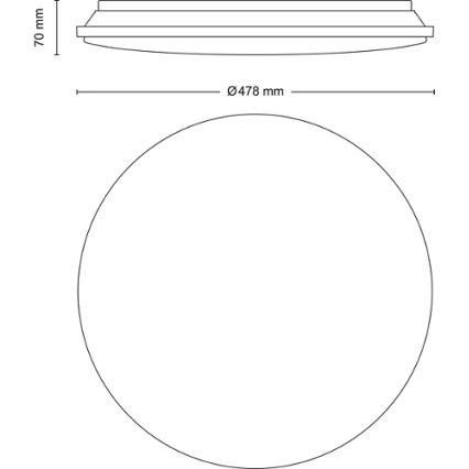 Philips - LED Plafon ściemnialny LED/40W/230V 2700-6500K + pilot zdalnego sterowania