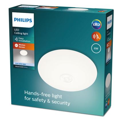 Philips - LED Plafon z czujnikiem MAUVE LED/6W/230V 4000K