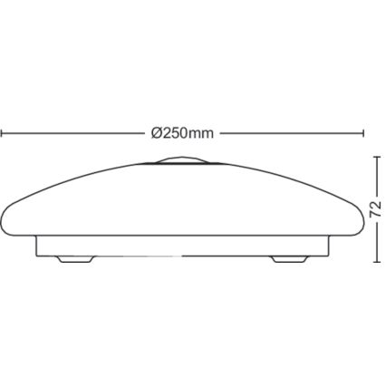 Philips - LED Plafon z czujnikiem MAUVE LED/6W/230V 4000K