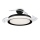 Philips-LED Plafon z wentylatorem BLISS LED/35W/230V 5500/4000/2700K czarny + pilot zdalnego sterowania