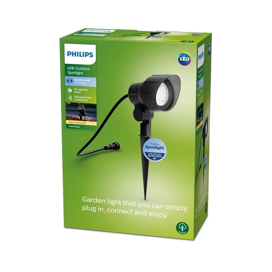 Philips - LED Punktowe światło zewnętrzne LED/6W/12V 2700K IP44